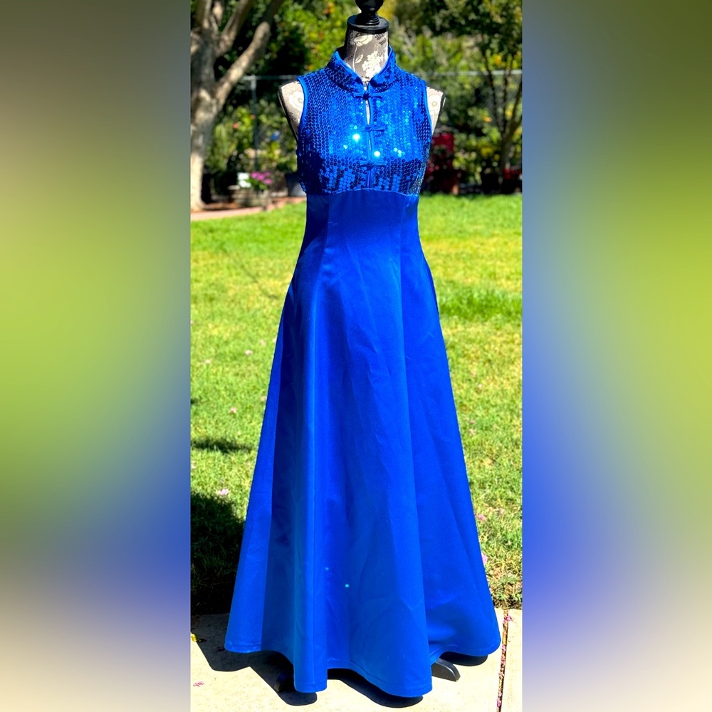🎉🎈2xHP🎈🎉 Vintage Zum Zum Royal Blue Gown